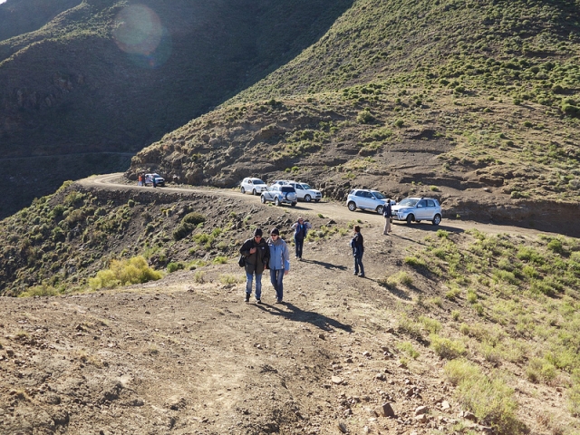 Descanso durante una ruta en todotereno